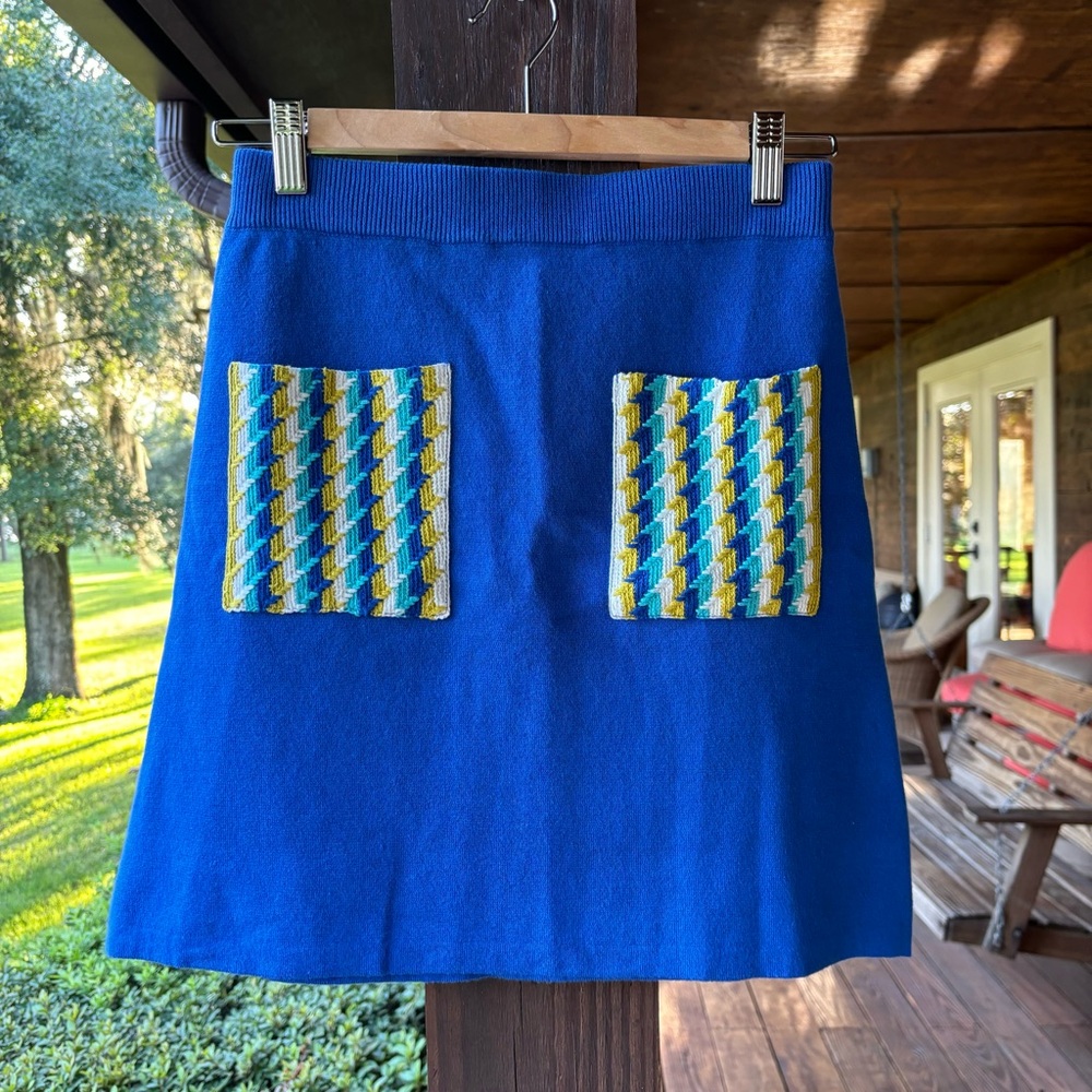 HAPPY SHEEP A Line Cotton Mini Skirt! NWT!